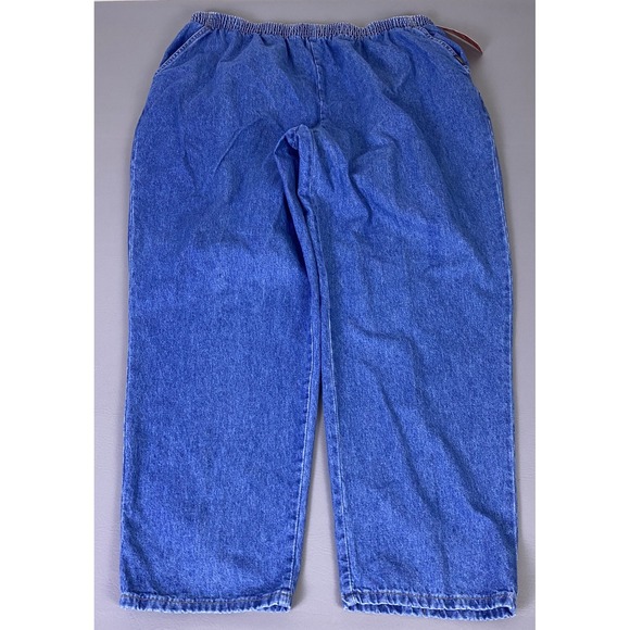 chic Denim - Chic Pull On Jeans Women's Plus Size 26W Elastic Waist  Blue Denim New w/ Flaw